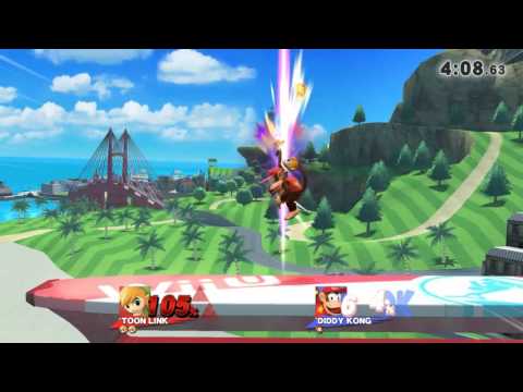 Toon Link vs. Diddy Kong