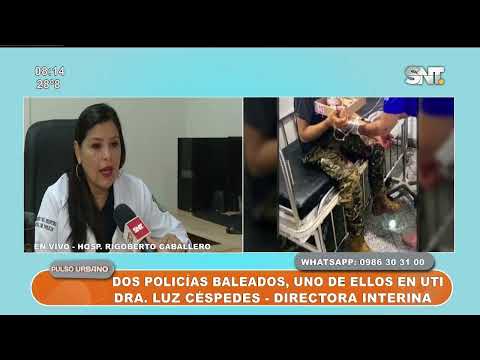 Dos policías ingresan a UTI tras enfrentamiento en San Pedro