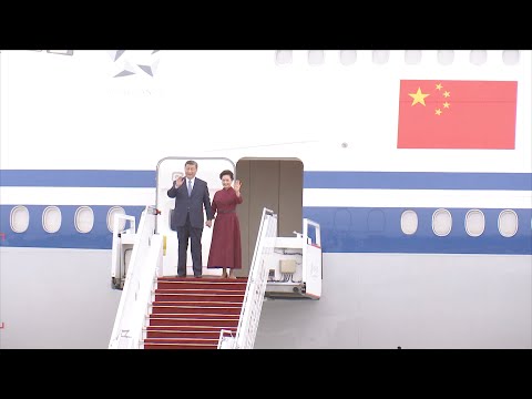 Chinese President Xi Jinping arrives in Paris, France