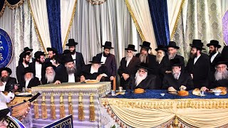 94 גאוני ש"ס יידן מתאספים לסיום השנתי של 470 ש"ס ופרה"ר ציבורי בכל הש"ס.