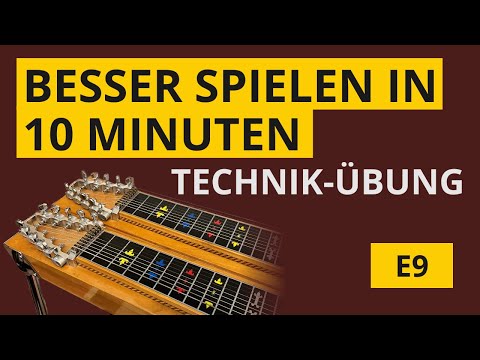 Besser spielen in 10 Minuten | Tägliche Technik Übung | Pedal Steel Gitarre