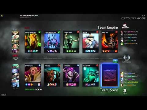 Shanghai Major - Team Empire vs Team Spirit Game 2