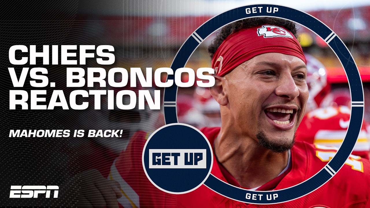‘That was MIDSEASON Patrick Mahomes!’ - Steve Smith Sr. 🤯 l Get Up