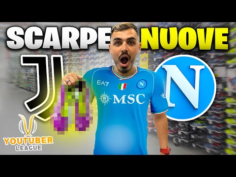 💰🤑 Ho SPESO ____€ in SCARPE da CALCIO per la FINALE di YOUTUBER LEAGUE (Napoli-Juve)!