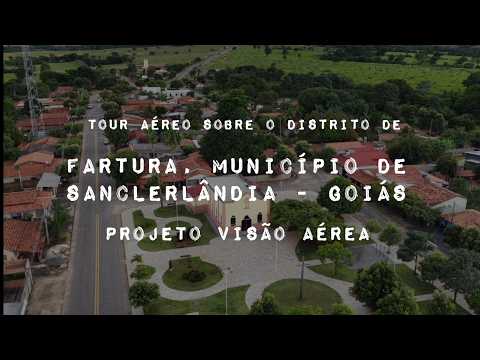 DISTRITO DE FARTURA, MUNICÍPIO DE SANCLERLÂNDIA GOIÁS, PROJETO VISÃO AÉREA - TOUR AÉREO PELO POVOADO