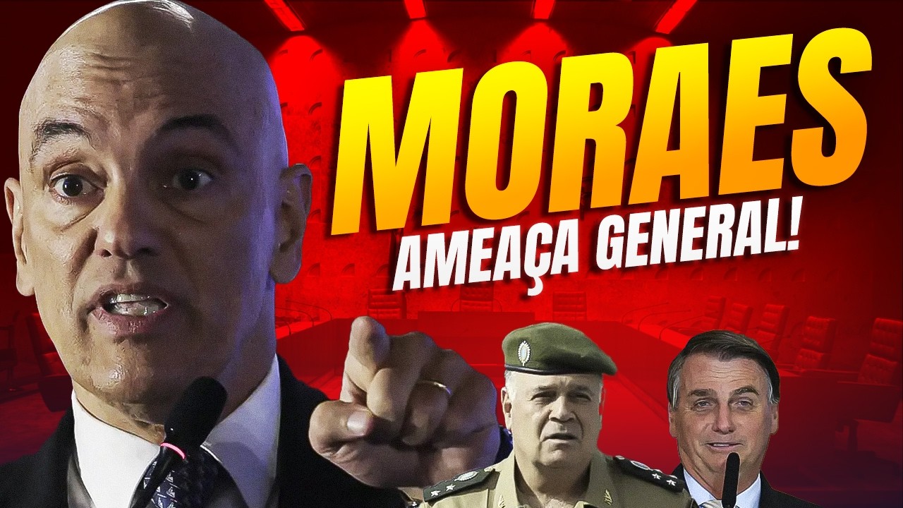 Bomba! Moraes vê narrativa cair, desespera e ameaça general: e agora?