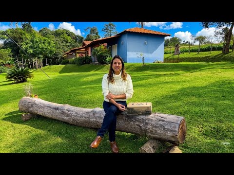 ELA PEDIU DEMISSÃO E COM 35 MIL ELA MUDOU PRO SÍTIO PRA CONSTRUIR SEU CHALÉ