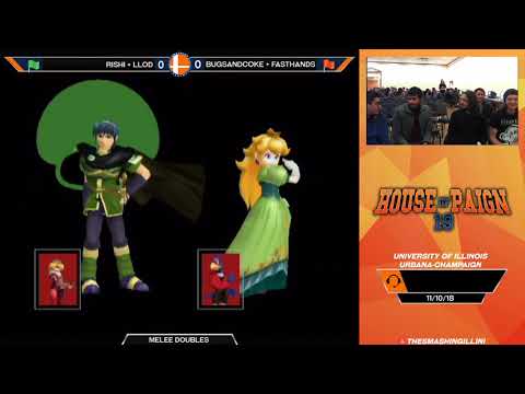 [HOP 19] Rishi + lloD (G) vs. Bugsandcoke + Fasthands (R) SSBM Doubles