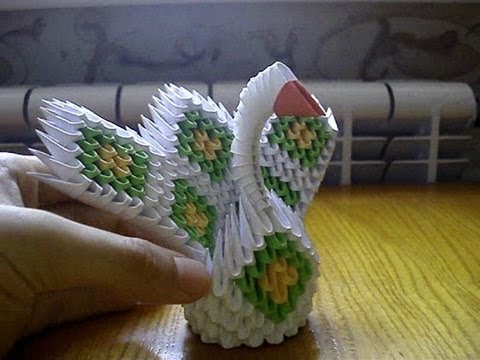 3D Origami Mini Peacock Tutorial