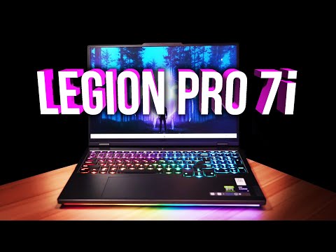 video - Lenovo Legion Pro 7i, i9-13900HX, RTX 4080, 16-32 GB DDR5-5600, 1 TB SSD, QHD+ 240 hz 500 nits