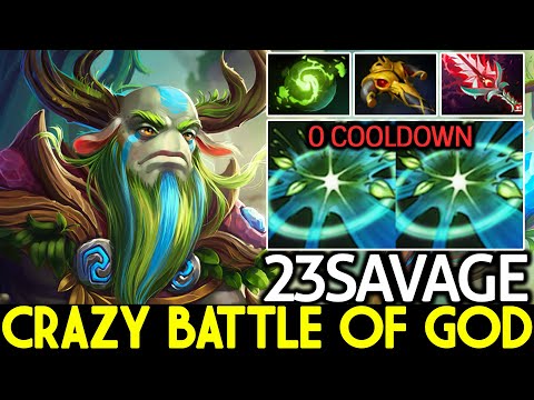 23SAVAGE [Nature's Prophet] Crazy Battle of God Against TB 6 Slotted Dota 2