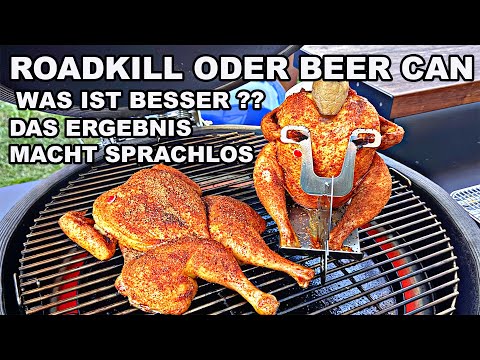 Beer Can VS. Roadkill Chicken was ist besser das Ergebnis spricht für sich.. | The BBQ BEAR