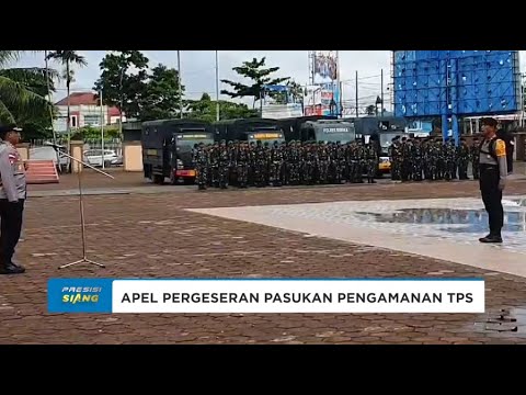 APEL PERGESERAN PASUKAN PENGAMANAN PEMUNGUTAN SUARA POLRES MIMIKA