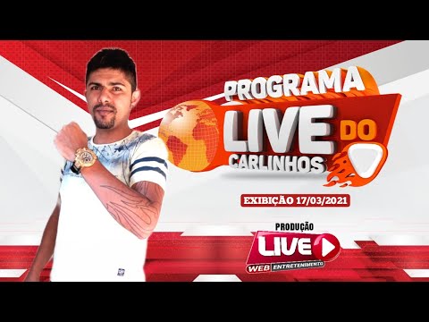 PROGRAMA LIVE DO CARLINHOS - Musica com SÉRGIO FILHO o melhor do forró das antigas