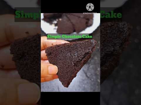Simple Chocolate Cake | Let's Cook with Atika | #eggless #shortvideo  #chocolate #recipe
