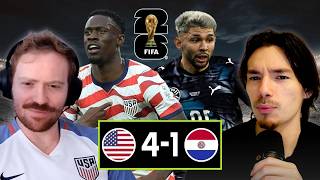 The Best USMNT Performance Ever, Paraguay Massively Disappoint | USA 4 Paraguay 1 Reaction