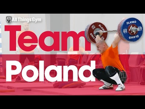Team Poland Training Hall 2016 European Weightlifting Championships