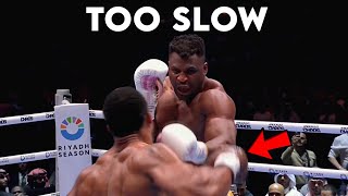 When Anthony Joshua Hit Francis Ngannou (Huge Knockout Explained)