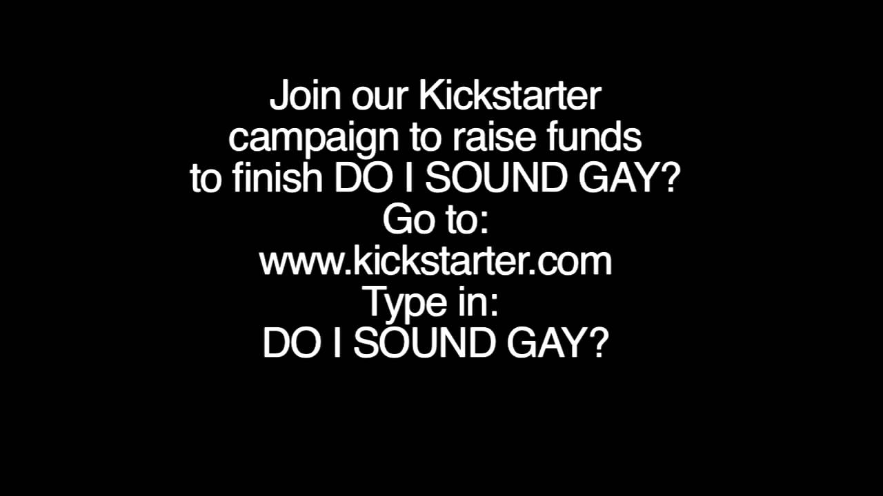 David Sedaris in Kickstarter Preview: "Do I Sound Gay?"