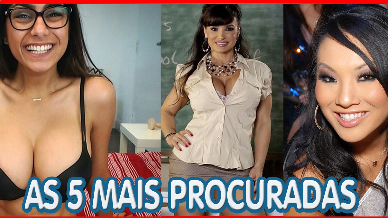 5 ATRIZES PORNÔ MAIS PROCURADAS NA INTERNET