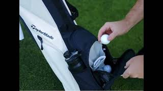 TaylorMade FlexTech Carry Stand Bag 2024 - Ultimate Lightweight Golf Bag for Walkers
