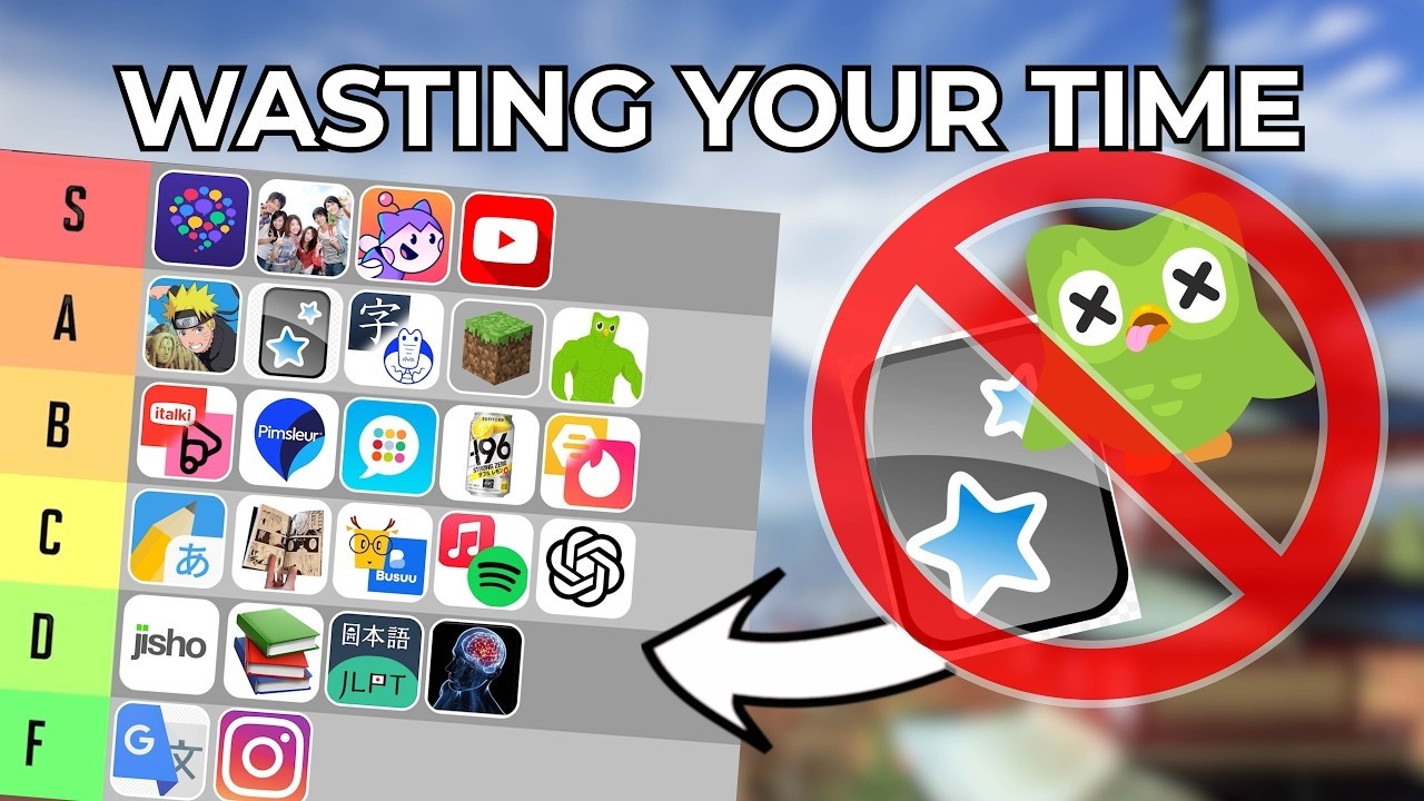 I Tried Every Language App... Here are The Best & Worst Ones (Tier List)