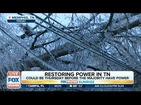 Ice Storm Could Leave Most People Without Power In Memphis Until Thursday