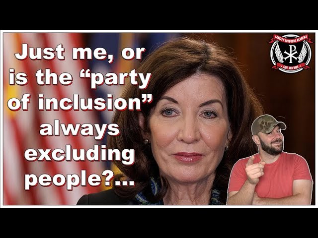 Tyrant ALERT! Disagree with Hochul... "Get out of New York"... So much for "Inclusion"...