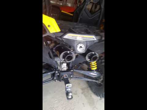 Can am maverick walk around with barkers exhaust