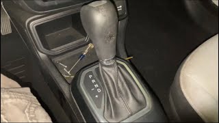 How to release a 2015 - 2018 Jeep Renegade gearshift lever when stuck in Park.