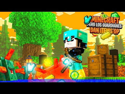 Minecraft but guardians give item op