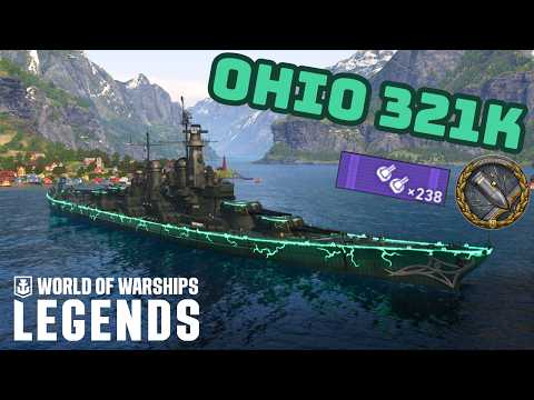 MY NEW DAMAGE RECORD!! | 300k Ohio Game in WOWS Legends!!