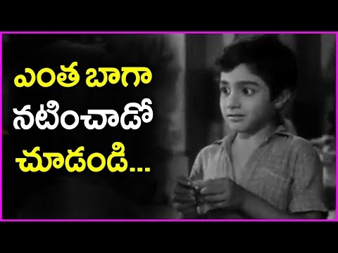 Cute Little Kid Superb Acting Scenes In Telugu - Mooga Nomu Movie Scenes