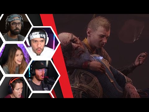 Lets Player's Reaction To The End Of Odin - God Of War:Ragnarök