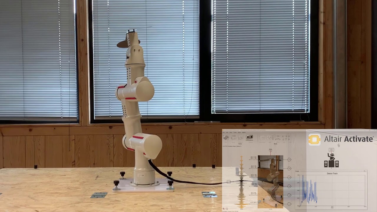 How to Make a Robot Dance - System Simulation with Altair Activate®