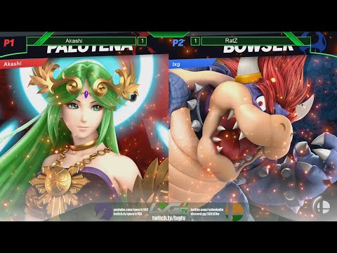 Akashi (R.O.B/Palutena/Corrin/Fox) vs RatZ (Bowser) - Smash Ultimate @ LXG 13
