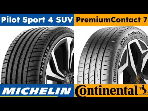 Michelin Pilot Sport 4 SUV vs Continental PremiumContact 7