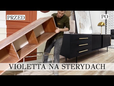 Metamorfoza komody z czasów PRL - PORADNIK DIY KROK PO KROKU / MALOWANIE STARYCH MEBLI
