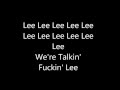 Tenacious D - Lee Lyrics