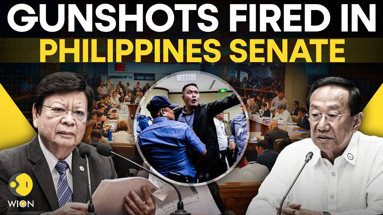 Philippines Senate Chaos LIVE: Gunshots Rock Senate Amid ICC Arrest Drama | WION Live