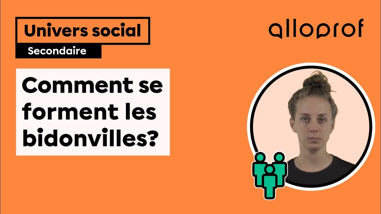 Comment se forment les bidonvilles?