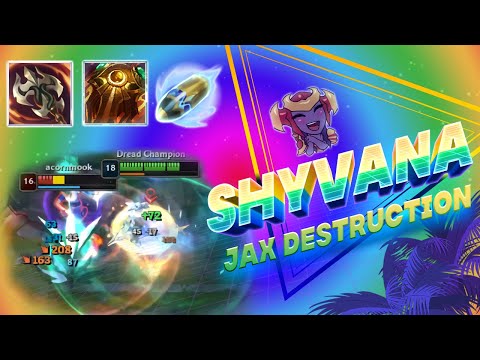 Shyvana Top vs Jax S12 - Full Game COMEBACK