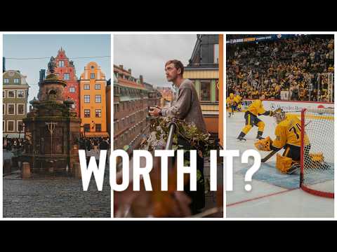 I Flew to Sweden for 60 minutes of Hockey (Worth it?)