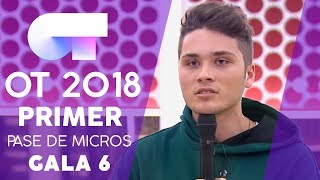 "GOD'S PLAN" - DAMION | Primer pase de micros Gala 6 | OT 2018