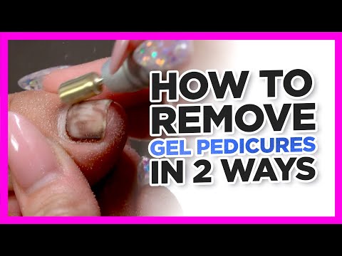 How to Remove Gel Polish from Toenails | Pedicure Tutorial