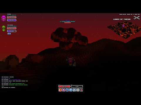 Cube World Alpha Boss Ember Golem & Imp