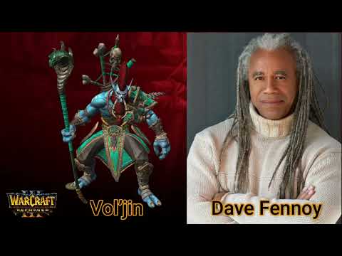 Character and Voice Actor -  Warcraft III Reforged - Rokhan - Abubakar Salim