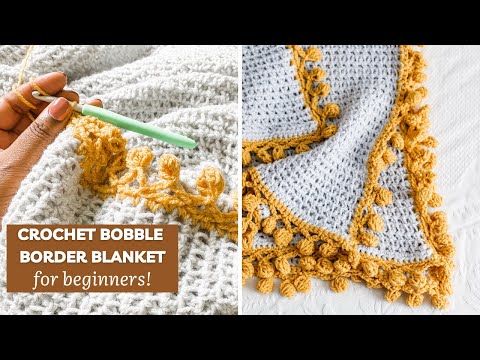 EASY CROCHET HAT VIDEO TUTORIAL Chunky crochet hat with bobbles cables