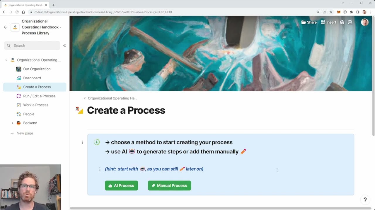 Demo 1/5: Creating a Process - Offboard an Employee using AI in the Org Operating Handbook