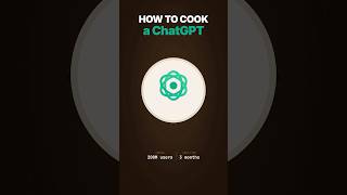 ChatGPT breakdown but it's a recipe #chatgpt #ai #shorts